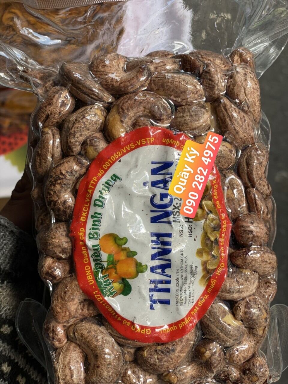 Hạt điều lụa rang muối Thanh Ngân 500gr