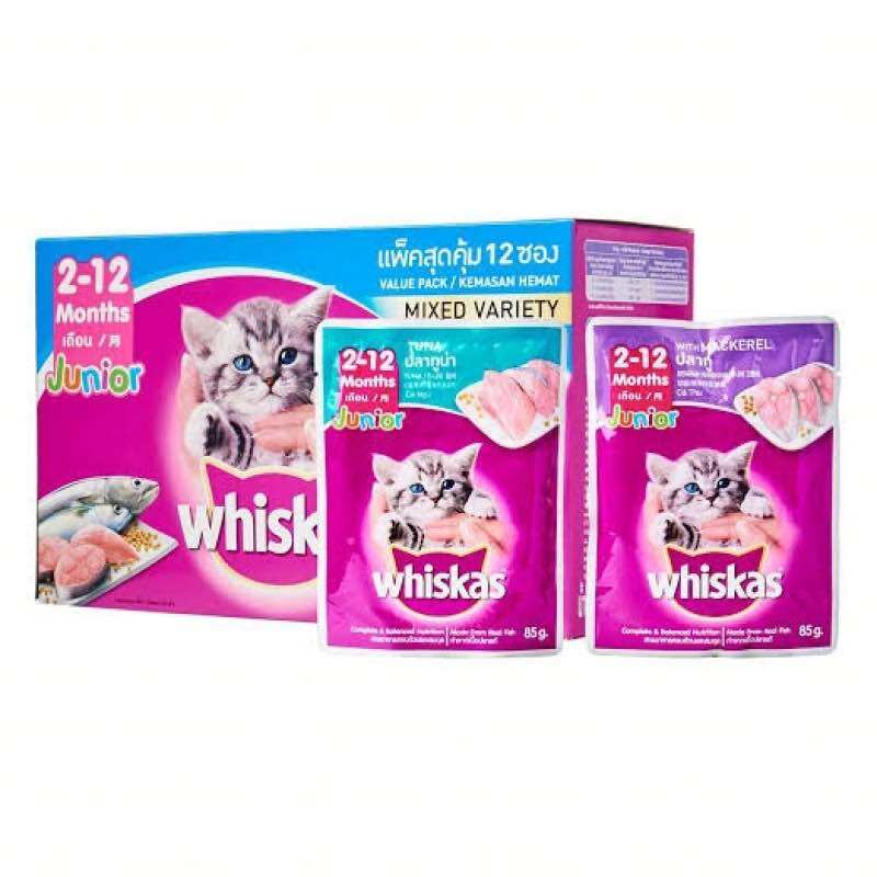 Pate Whiskas vị Cá Ngừ dành cho Mèo con từ 2-12 tháng tuổi