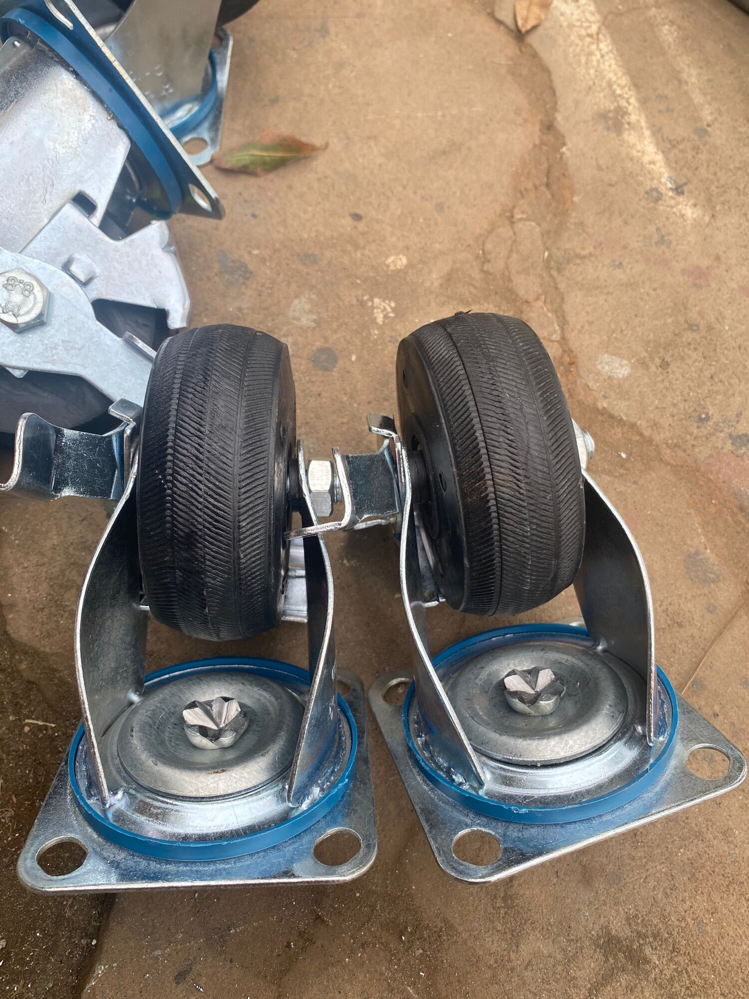 Bánh xe cao su 100 và 125