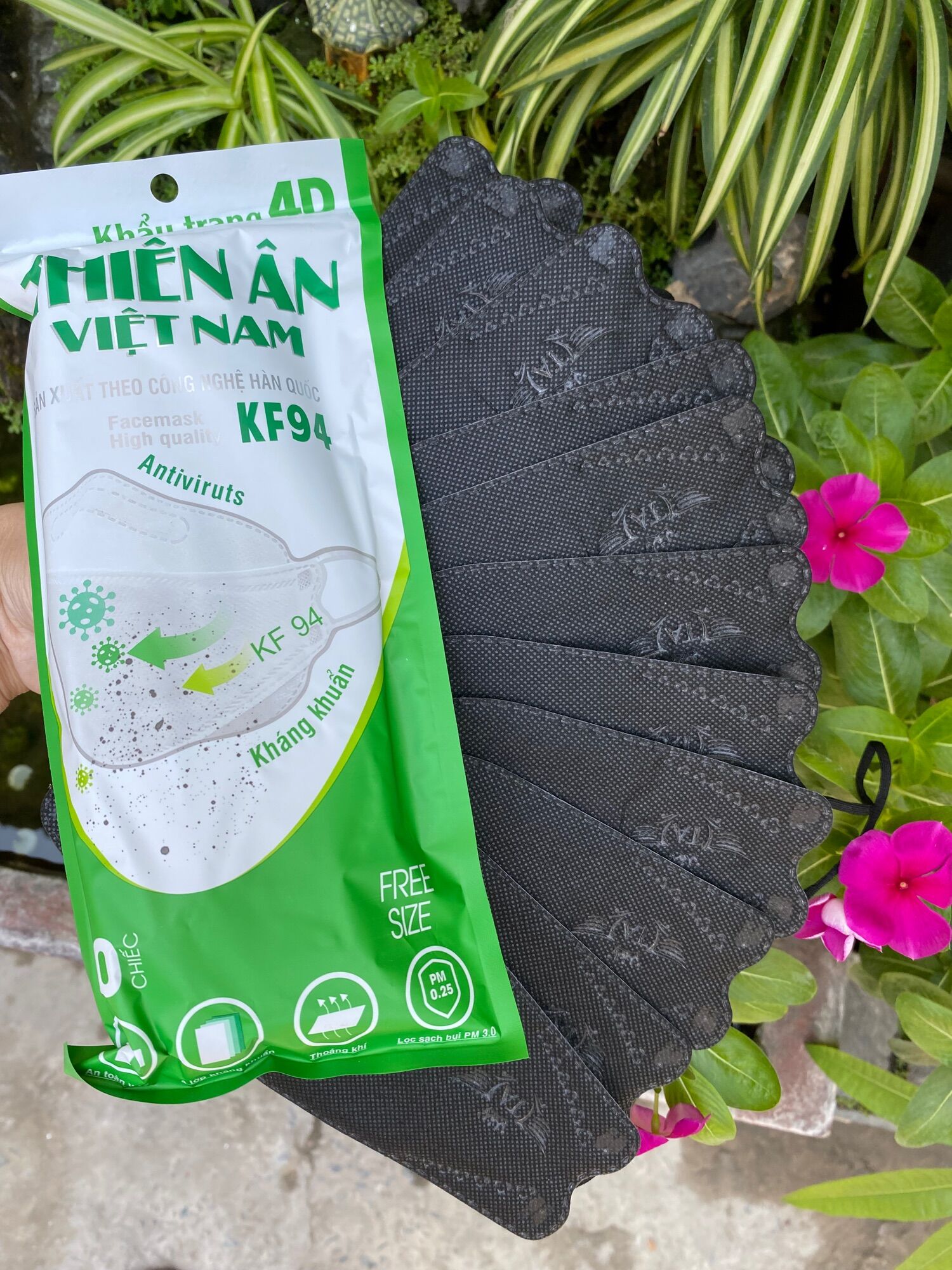 Khẩu Trang 4D An Phong Mask KF94 - Kháng khuẩn (50 cái)
