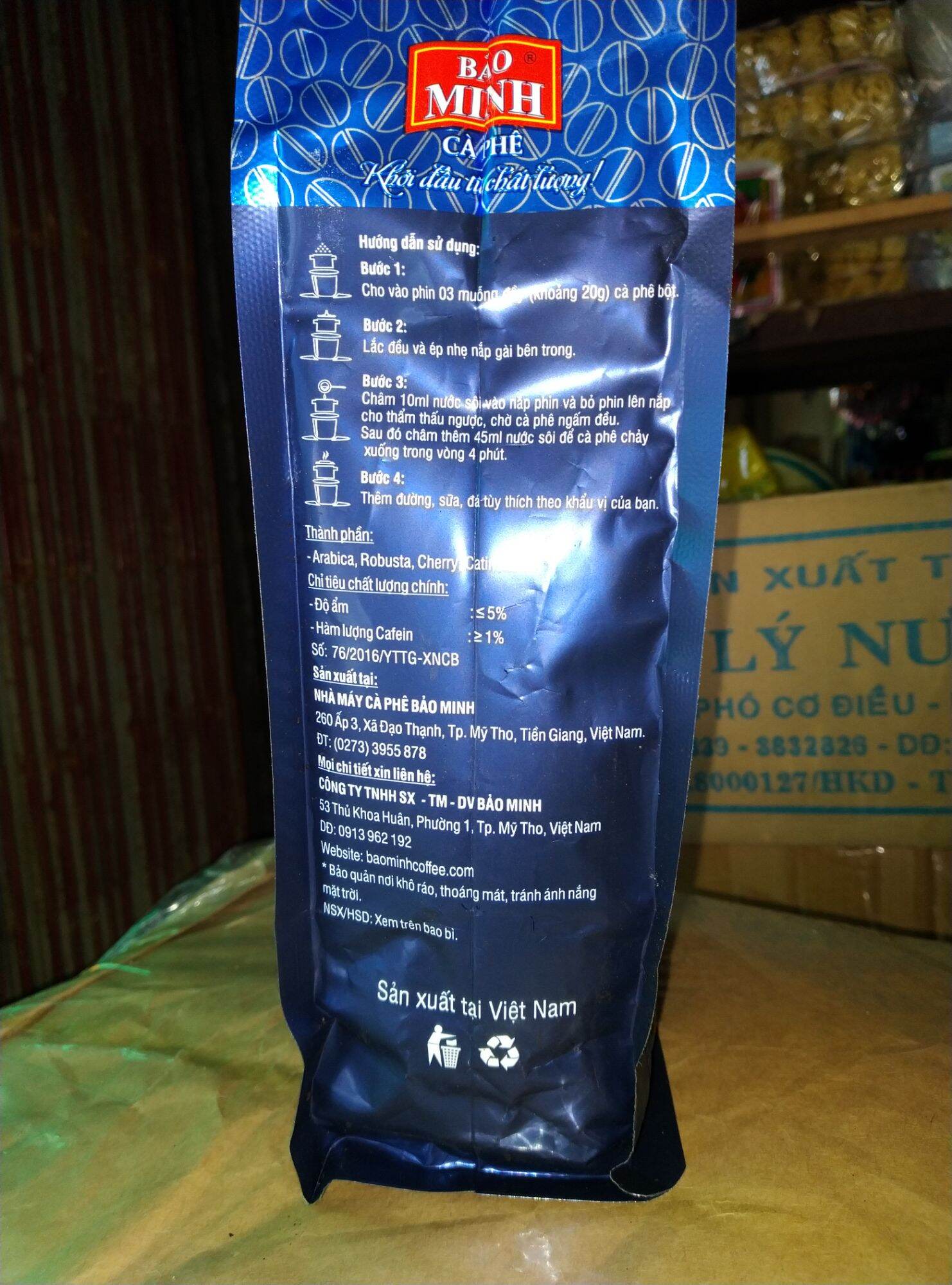 Cà Phê Bảo Minh Số 1 (Culi Robusta) 500g