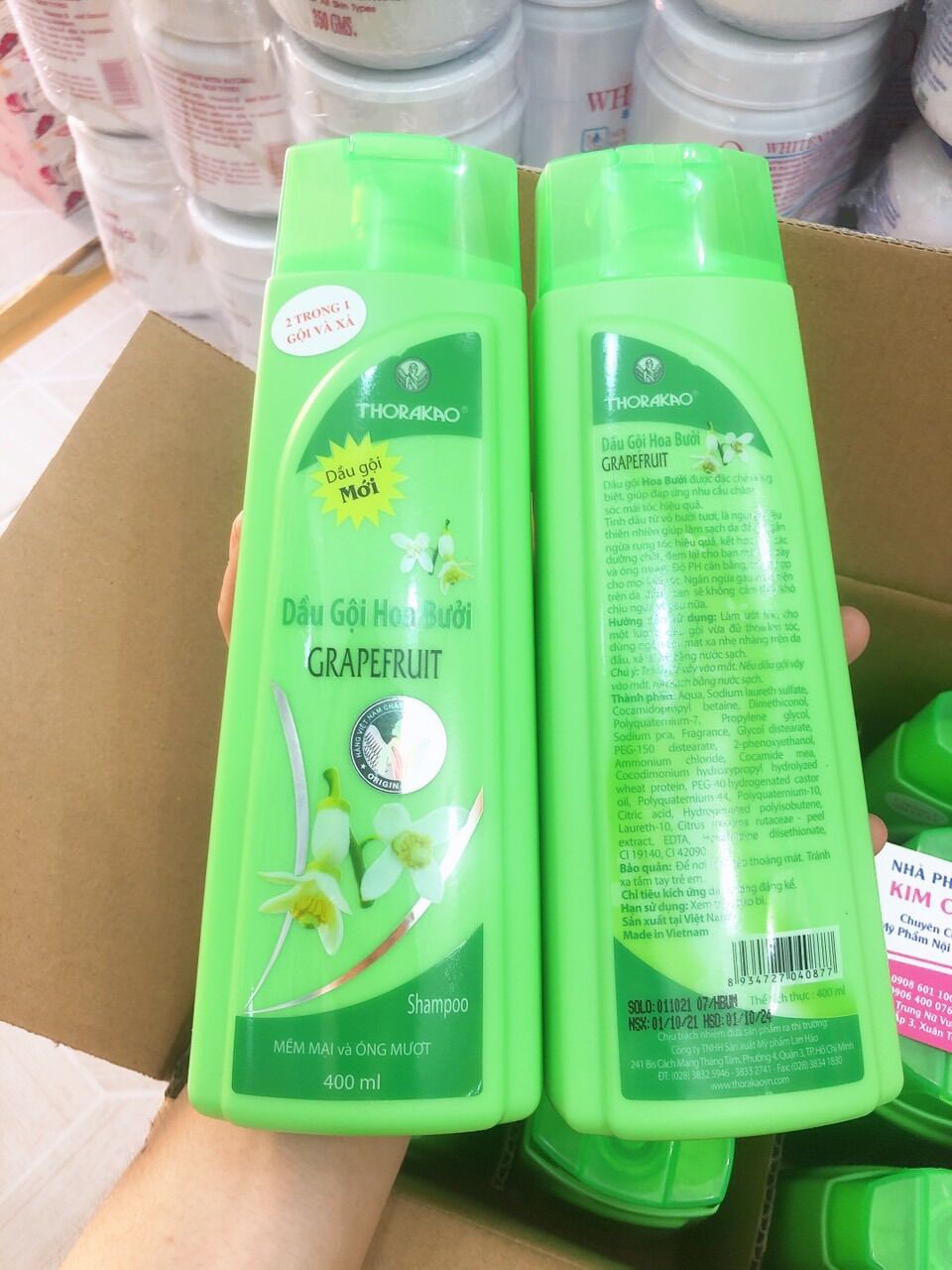 Dầu Gội Hoa Bưởi Thorakao 400ml