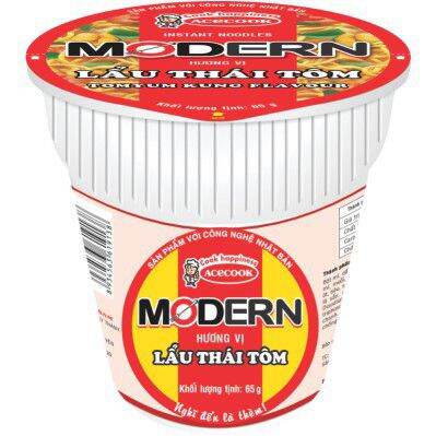 COMBO 5CỐC MÌ  MODERN LẨU THÁI TÔM CHUA CAY 67G