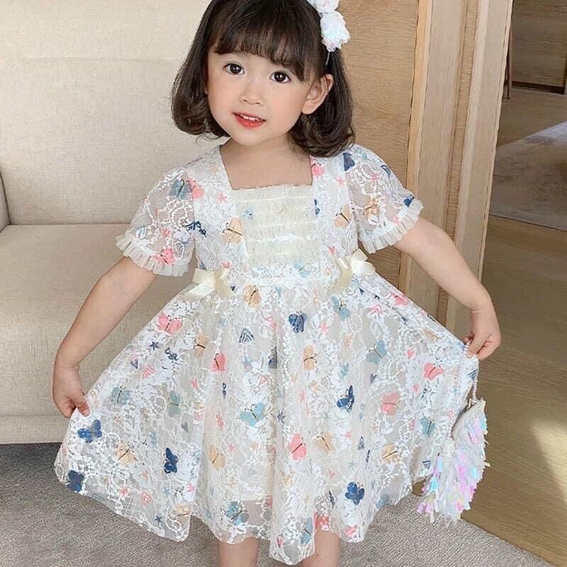 Váy bé gái🌸 lina kids 💝đầm công chúa ren cao cấp