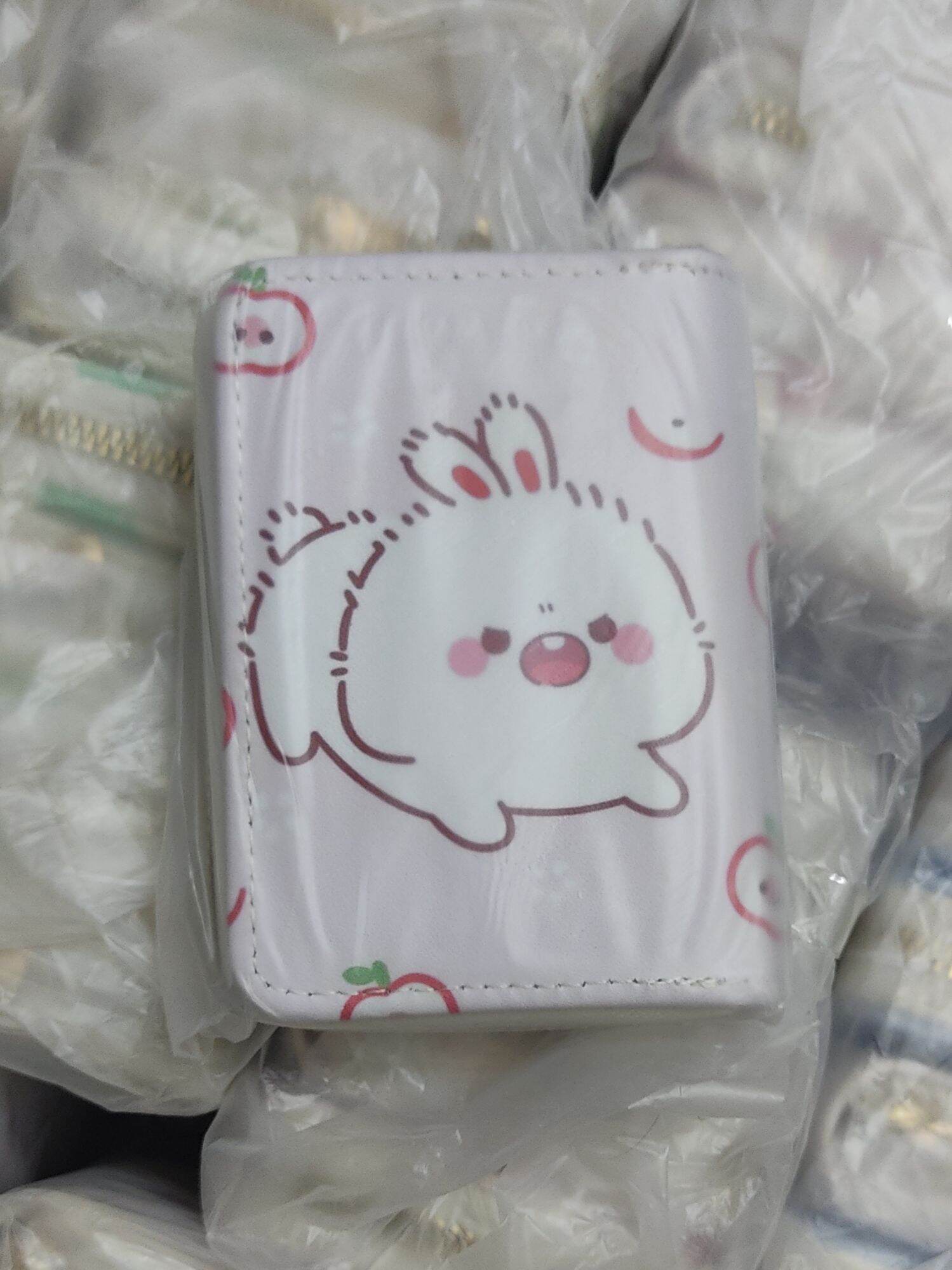 Ví ngắn cầm tay thỏ hoa quả mini cute