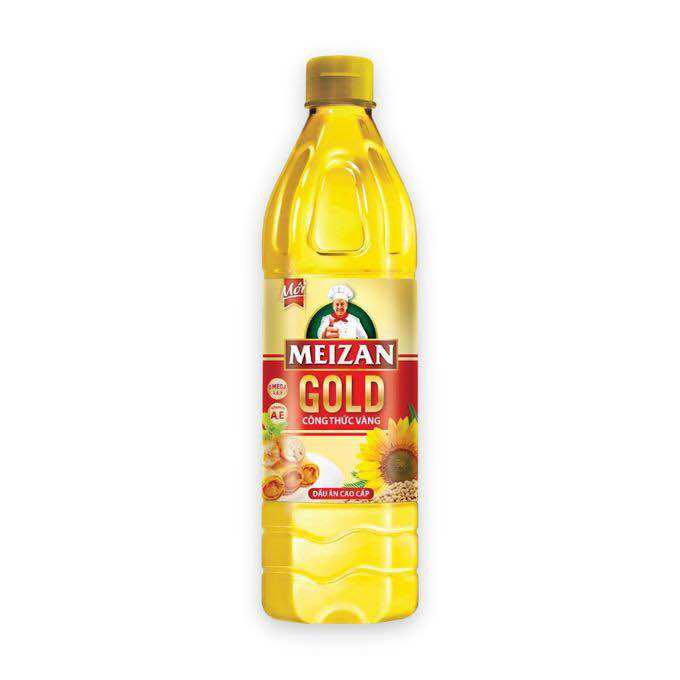 Dầu ăn Mezan gold chai 1l cao cấp