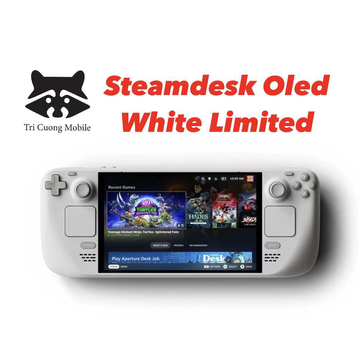 Máy chơi game Steam Deck OLED White Limited Edition