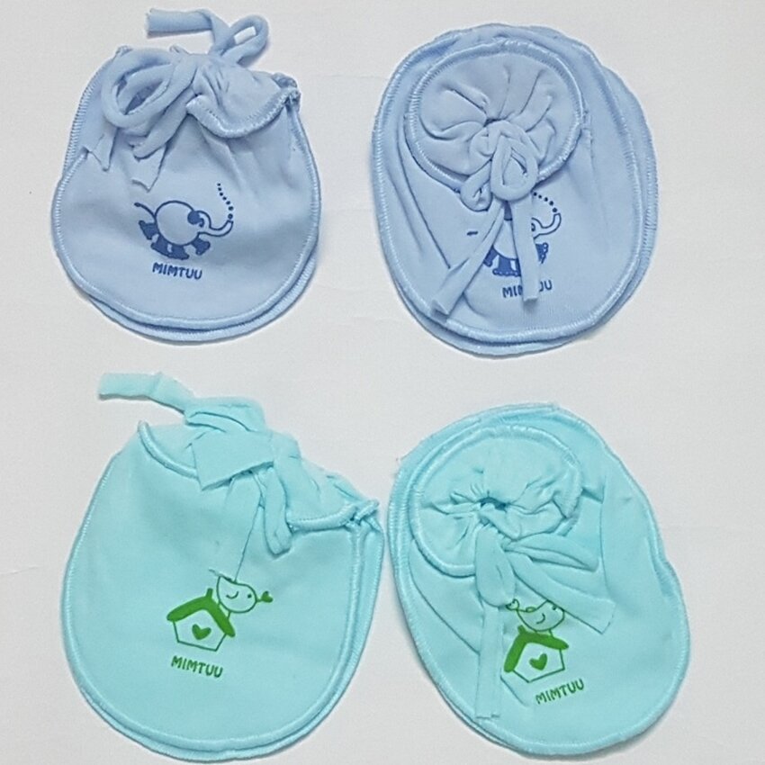 Mintaa Cotton Gloves and Leg Warmers Set