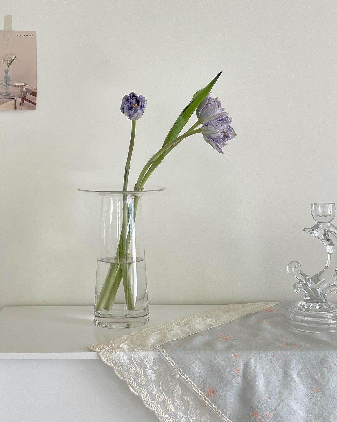 [HCM]Lọ hoa cổ bè thuỷ tinh [Mici Decor] trang trí chụp ảnh