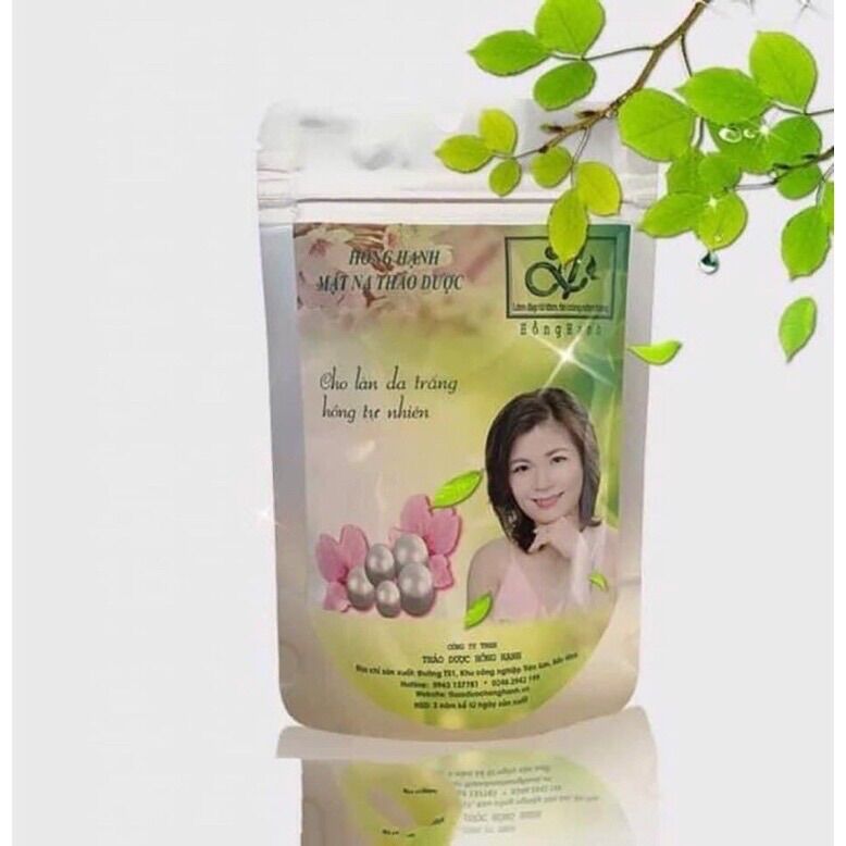 Bột mặt nạ thảo dược Hồng Hạnh chuẩn chính hãng