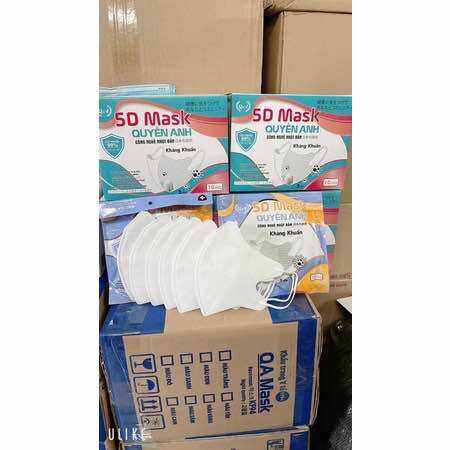 Khẩu Trang 5D Mask (Quyền Anh), Kháng Khuẩn, Chống Bụi Mịn