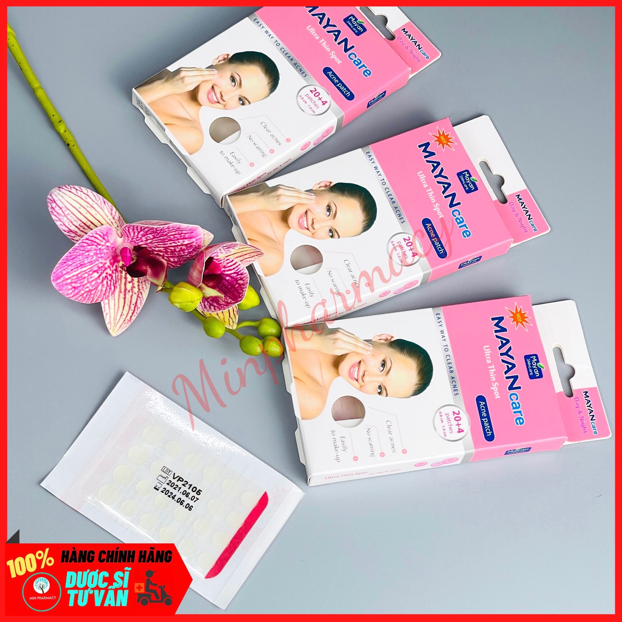 [HCM]MIẾNG DÁN MỤN MAYAN CARE Ultra Thin Spot 24 miếng - Minpharmacy