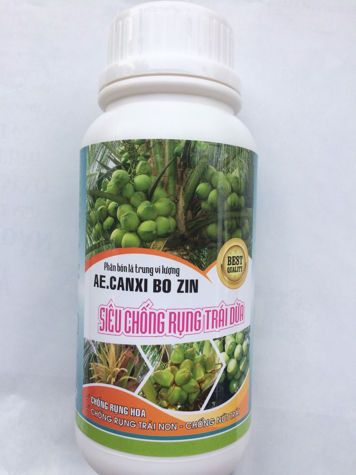 Phân bón lá  SIÊU CHỐNG RỤNG và NỨT TRÁI DỪA [Hàng Chính Hãng] dùng cho tất cả giống dừa chai 500ml
