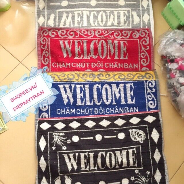 Thảm Khăn Lót Sàn Welcome