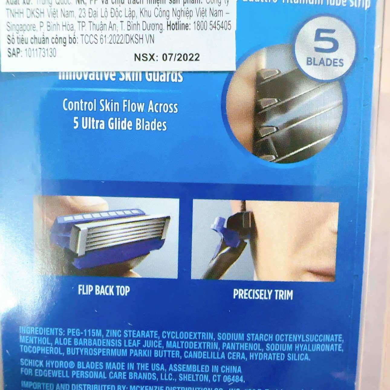 Cán dao cạo thay lưỡi Schick hydro 5