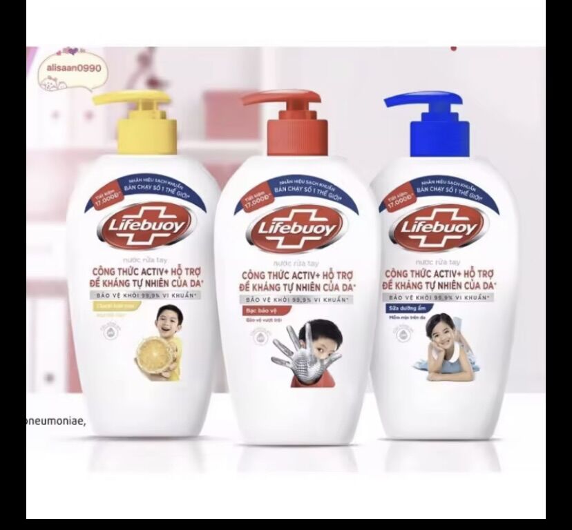 Nước rửa tay lifebuoy 180ml/ 500ml