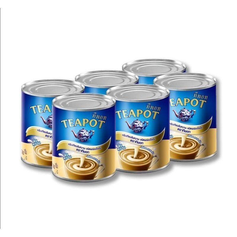 6​Hộp​ Sữa đặc Teapot Thái Lan​380g