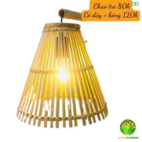 Đèn trang trí mây tre ,đèn trang trí quán ăn ,đèn thả trần nơm nhọn