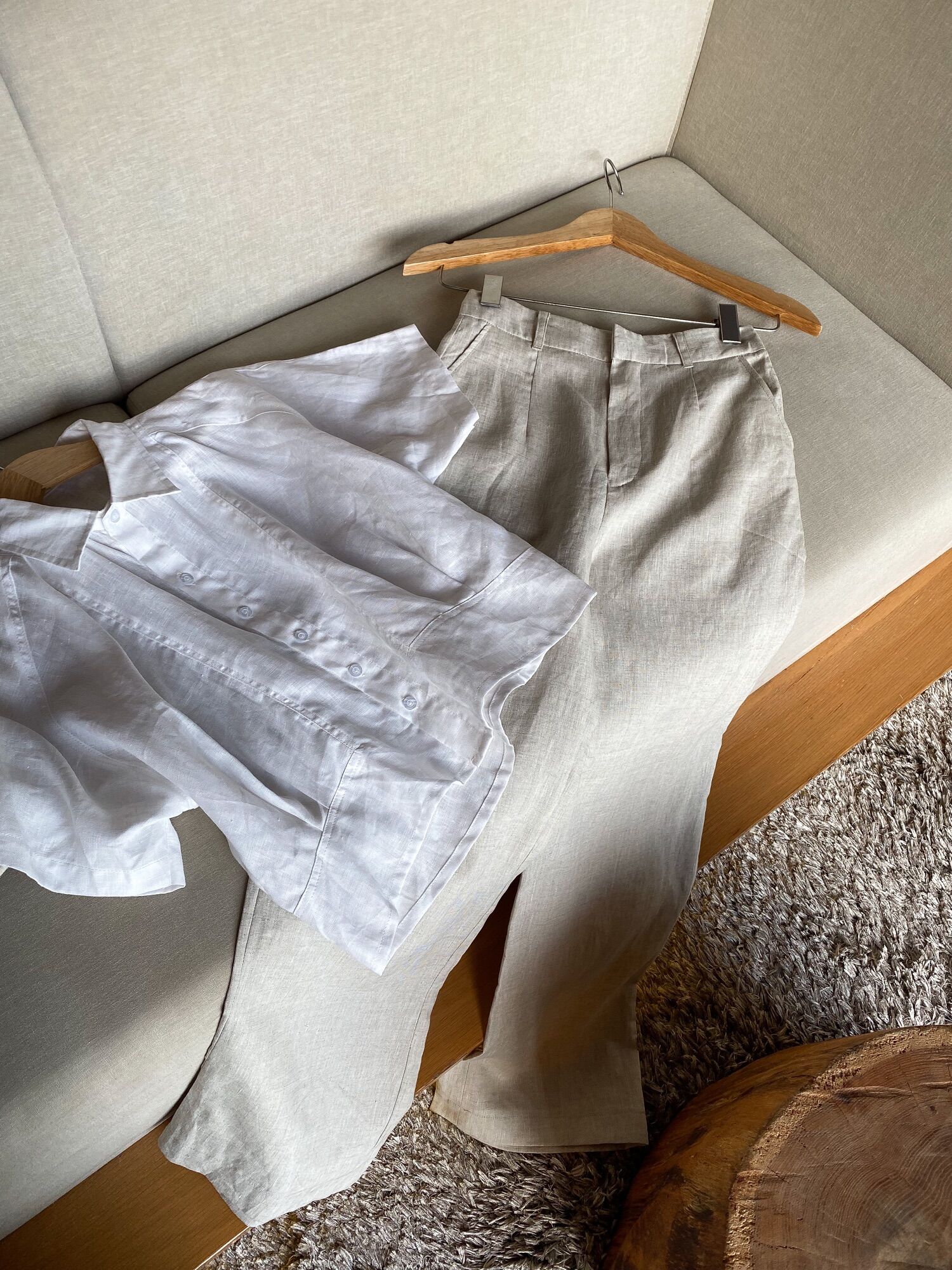 Sami Shirts - Sơ Mi Linen Dáng Ngắn ( ảnh chính chủ )