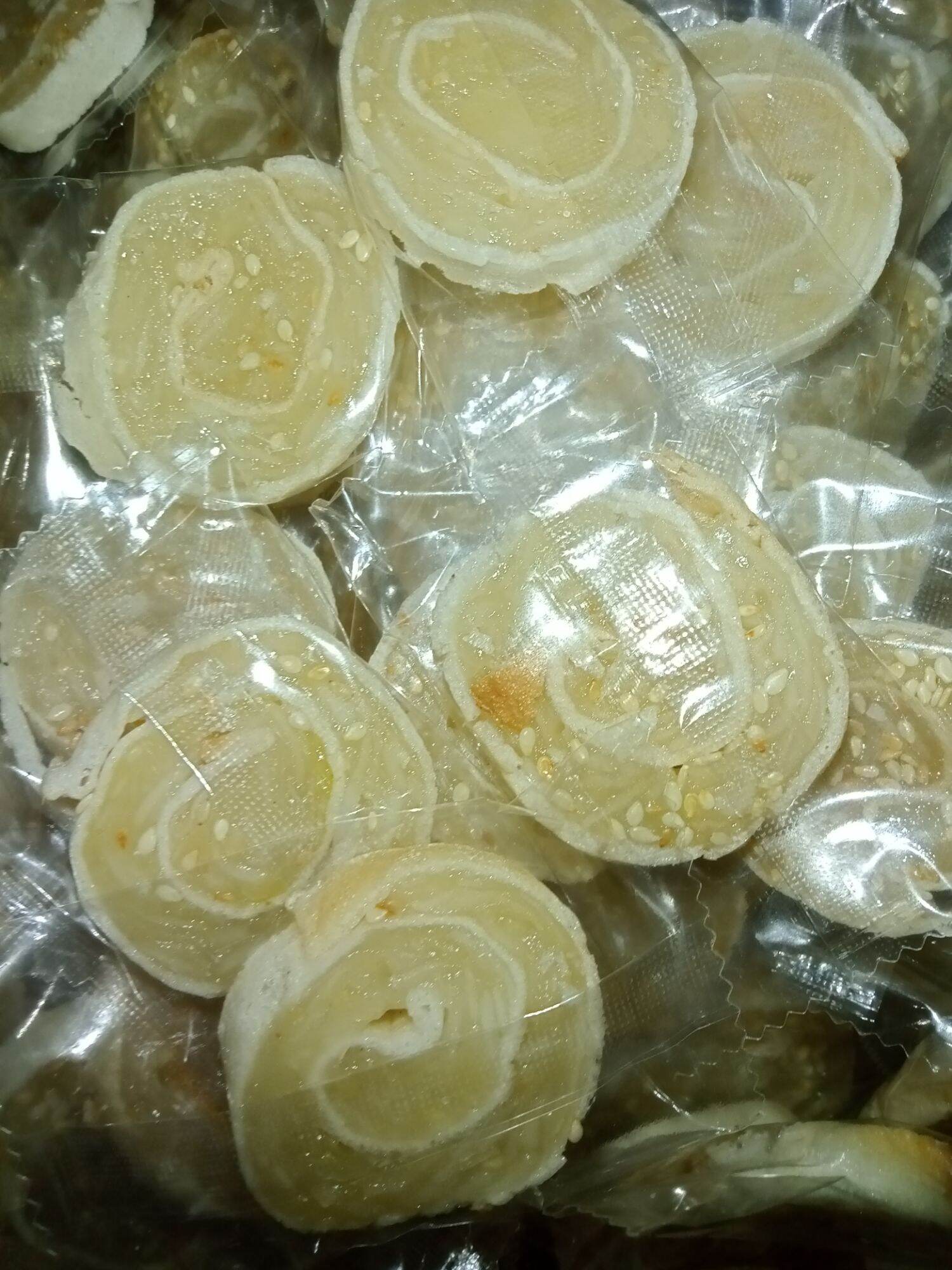 100g kẹo dừa non cuộn bánh tráng