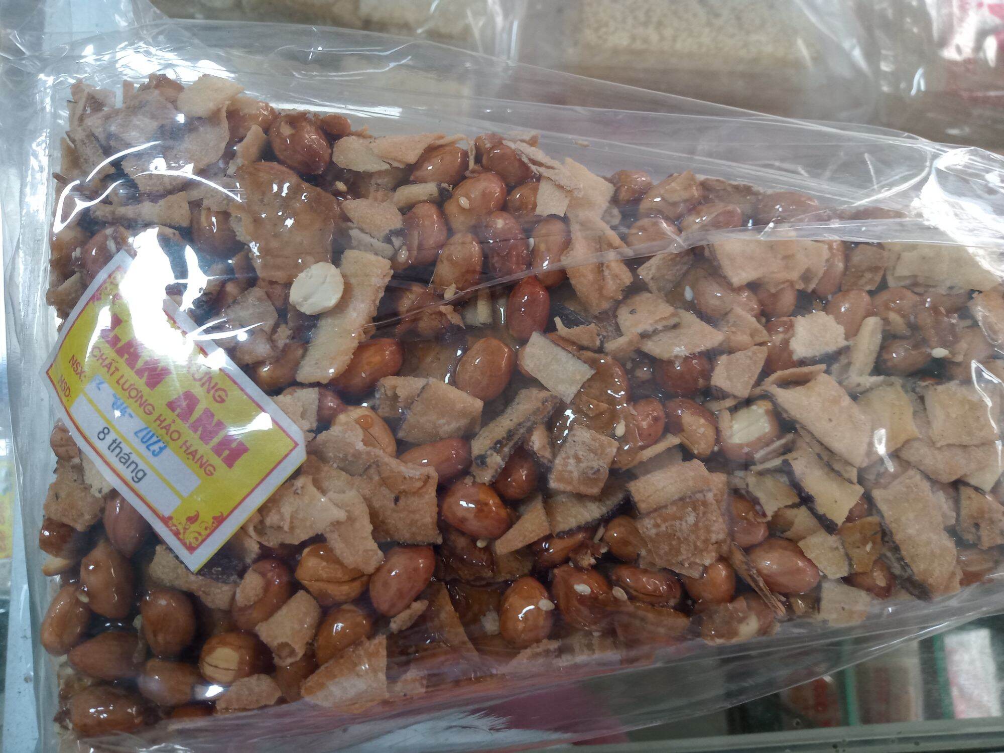kẹo đậu phộng dừa bánh tráng