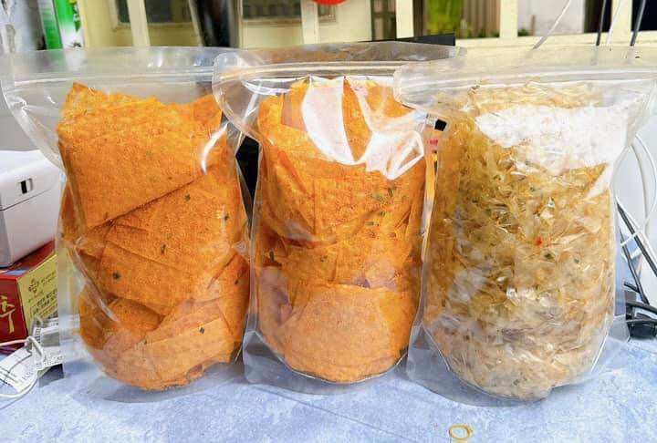 [500G] BÁNH TRÁNG Hành Phi Khô Gà. Trung Nghĩa