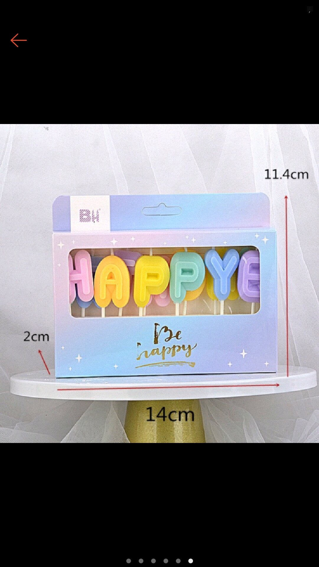 Nến HPBD màu paster, nến sinh nhật trang trí bánh, nến trang trí.