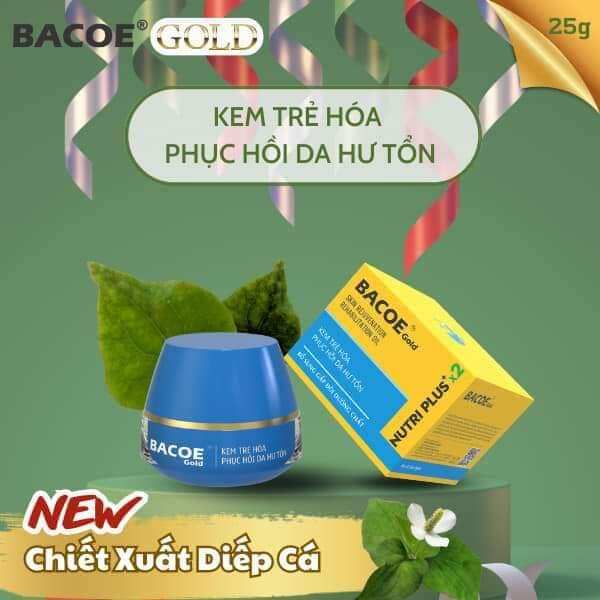 kem bacoe gold nám tàn nhang đồi mồi 25g
