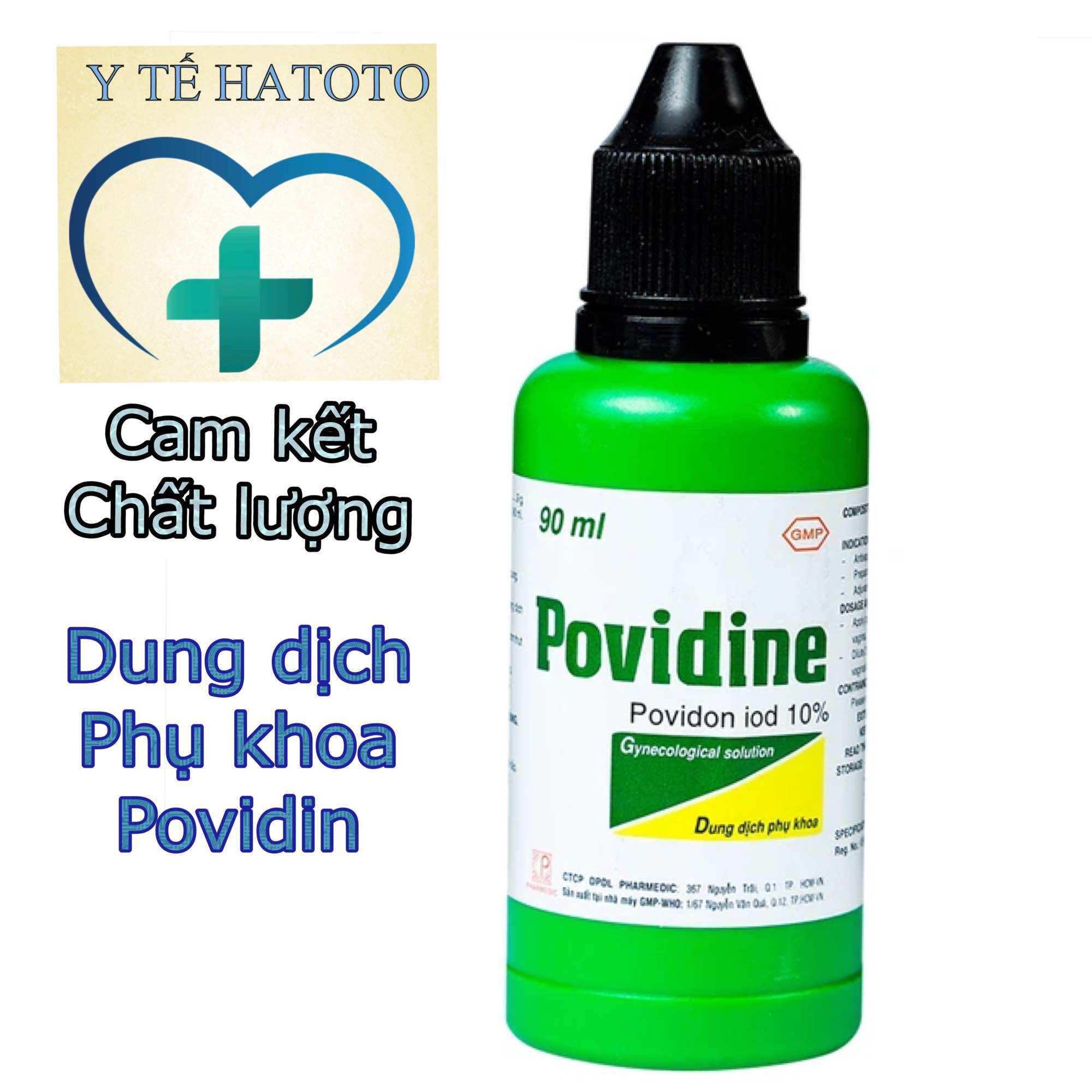 Dung dịch vệ sinh phụ khoa povidin Pharmedic 90ml