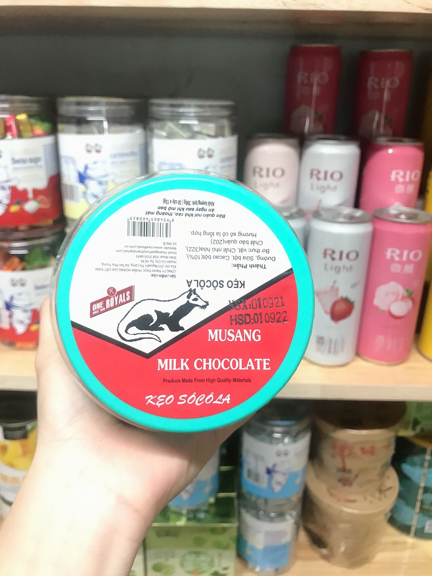 1 Hủ 30 Thanh Socola Chồn ( Musang Milk Chocolate ) - 1 Thời Tuổi Thơ
