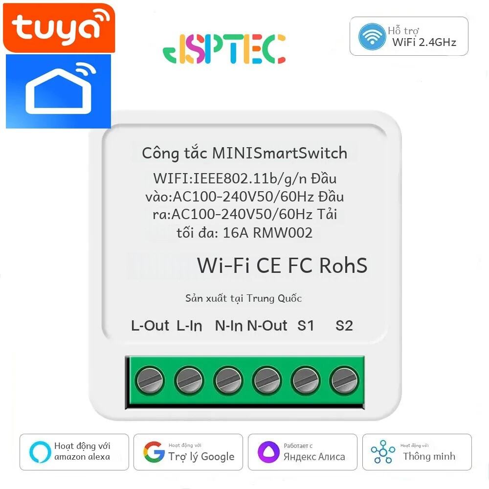 16a Wifi Công Tắc Đèn Thông Minh Điều Khiển 2 Chiều Tương Thích Với Tuya Cuộc Sống Thông Minh Alexa Google Home Mô Đun Cho Nhà Thông Minh tự Động Hóa