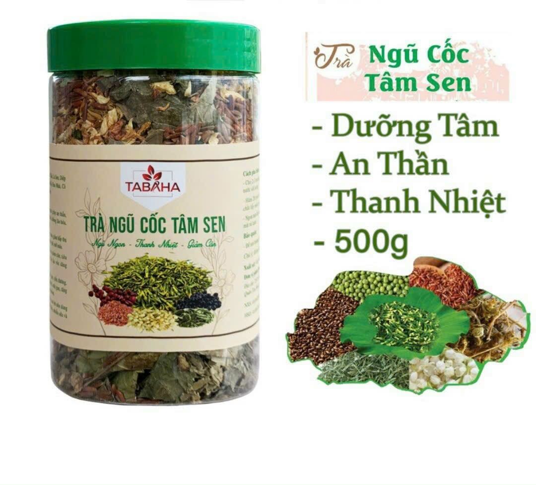 Trà ngũ cốc tâm sen