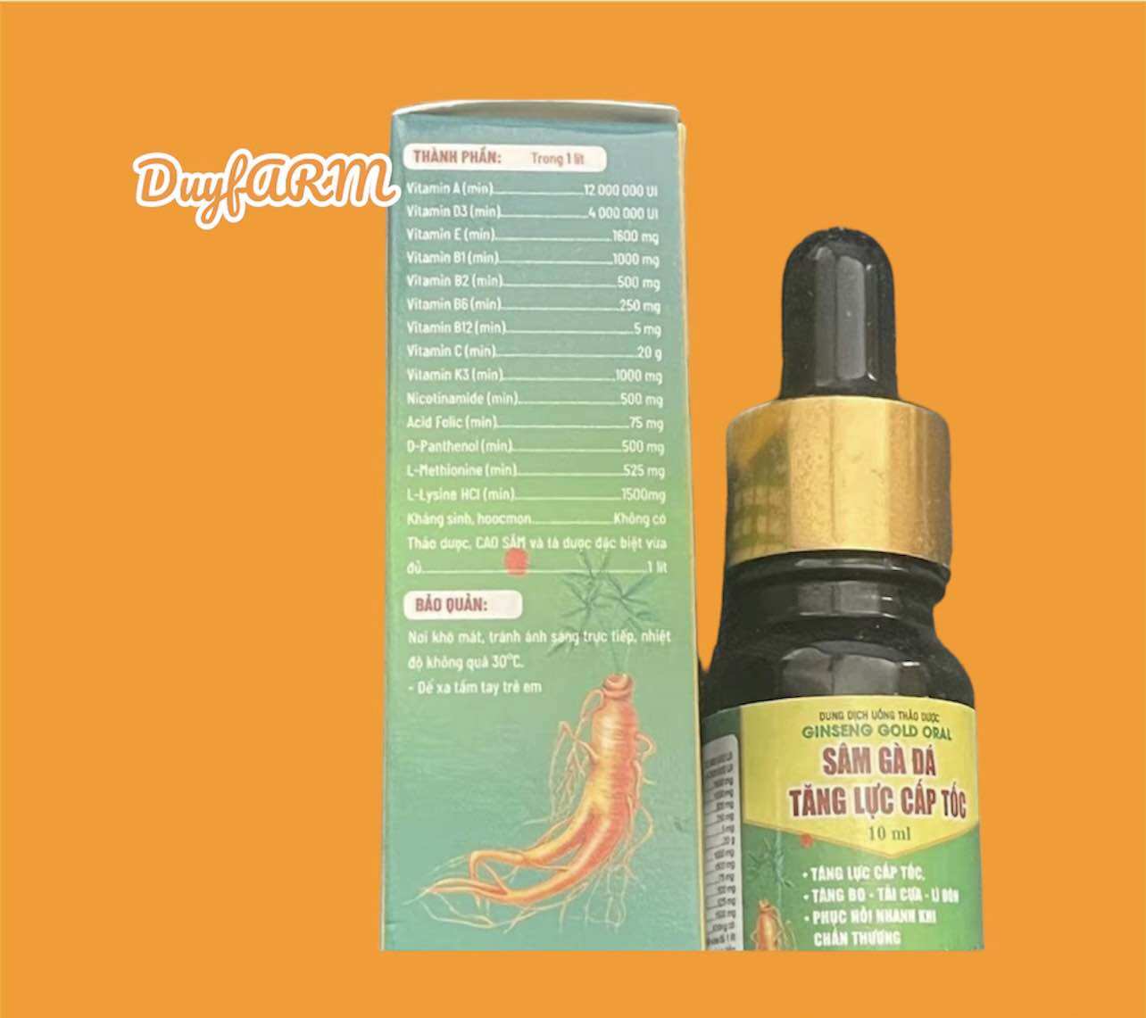 Sâm Gà Đá Tăng Lực Cấp Tốc 10ml