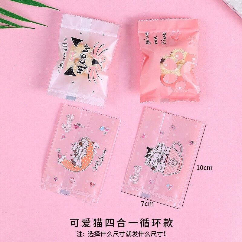 100 túi đựng kẹo Nougat nhiều mẫu