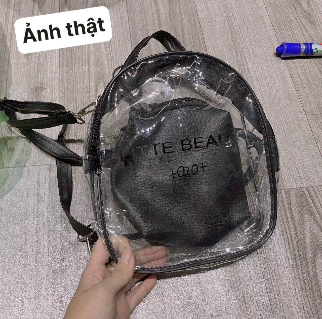 BALO MINI TRONG SUỐT KÈM ẢNH THẬT