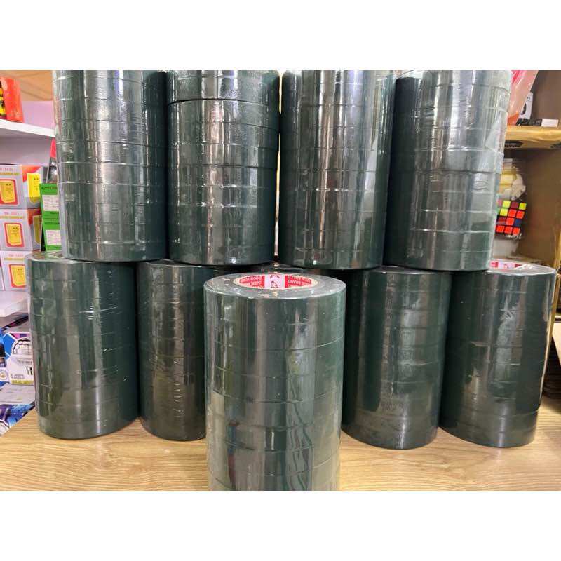 Băng keo xốp 2 mặt xanh đen siêu dính [ 1 cây 10 cuộn ]