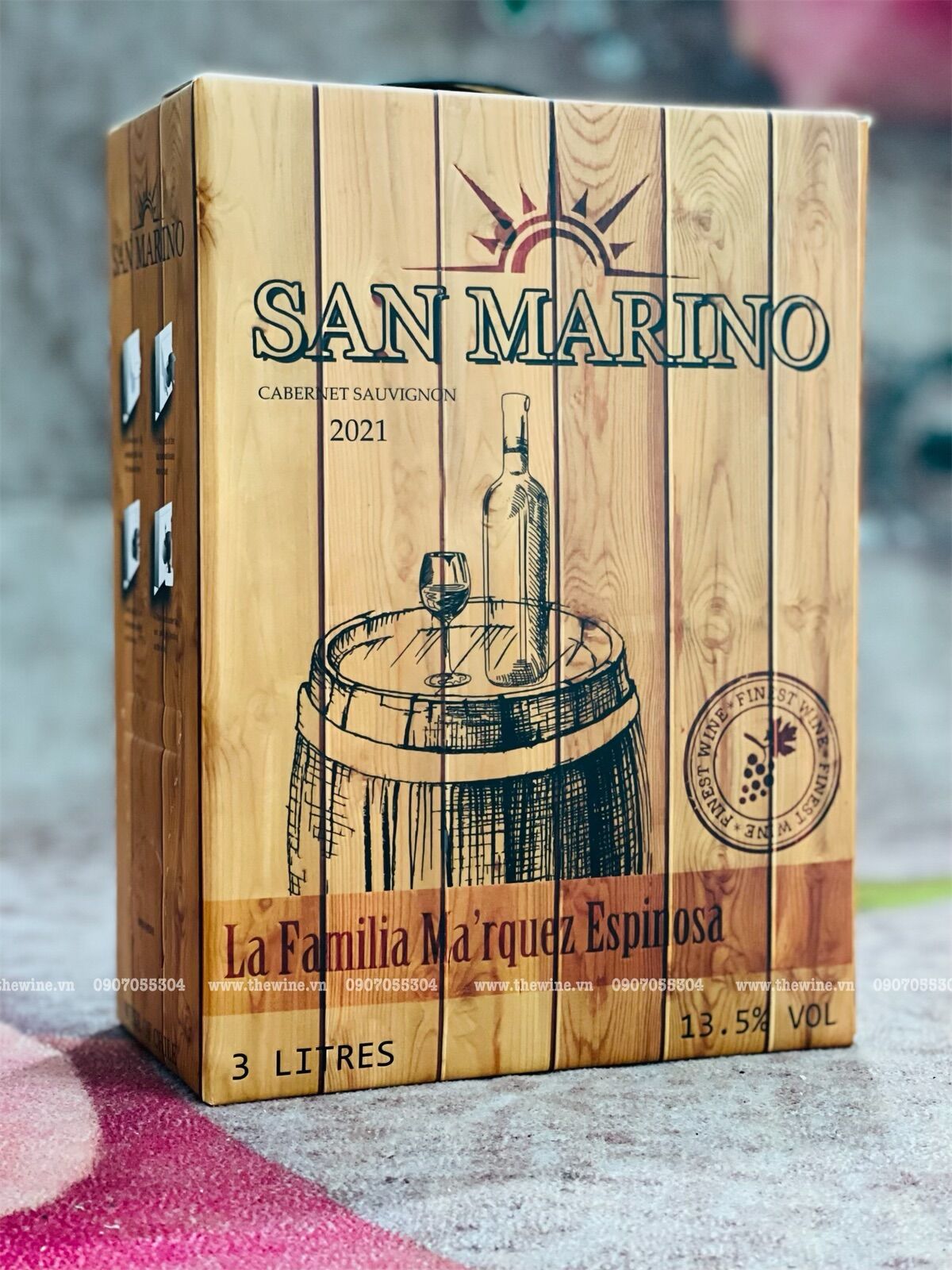 Vang đỏ Chile San Marino