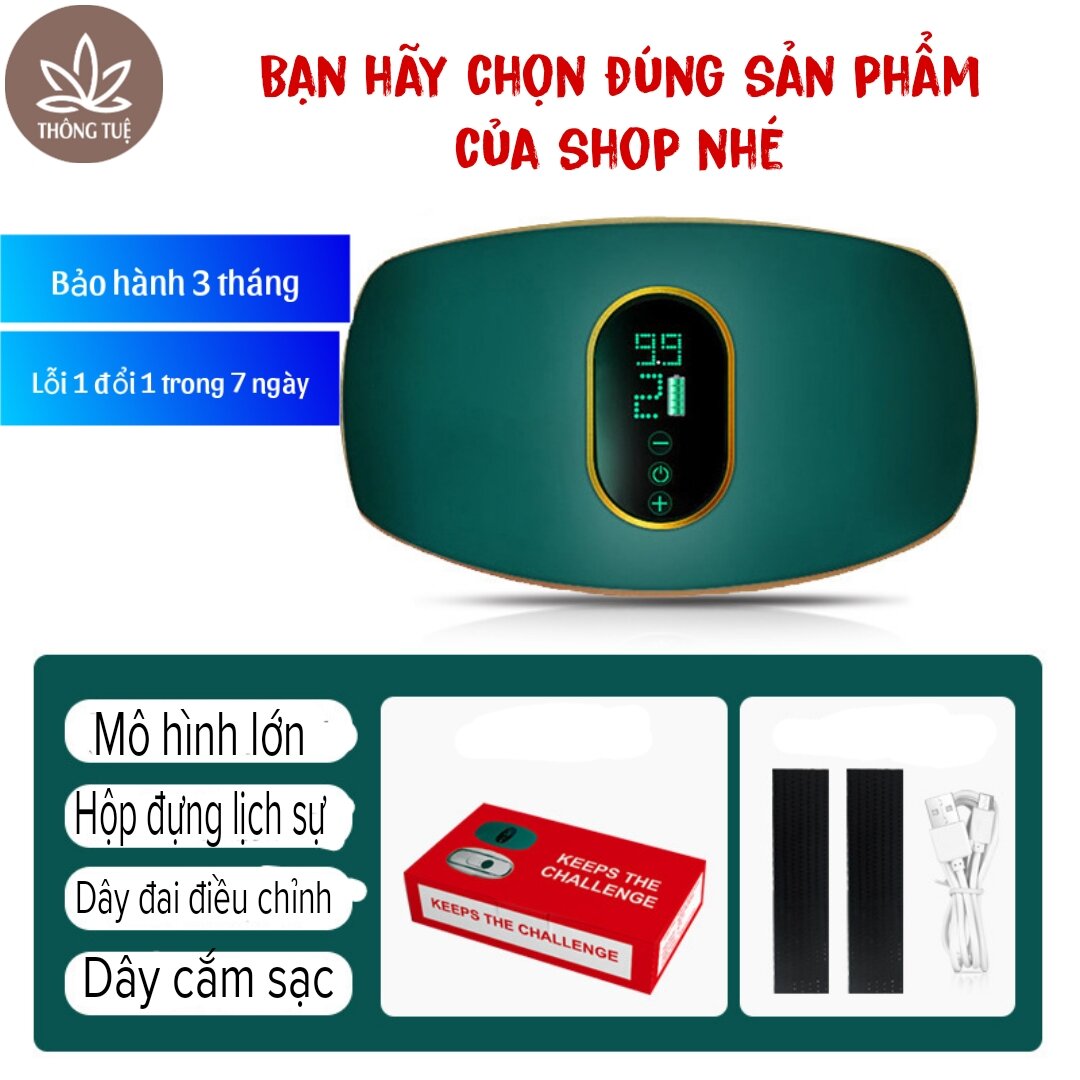 Đai Massage Bụng Lưng - Đai Rung Tiêu Mỡ Bụng Đùi