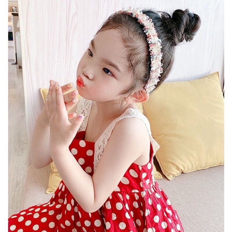 Bờm cài tóc bé gái, bờm cài tóc phong cách hàn quốc