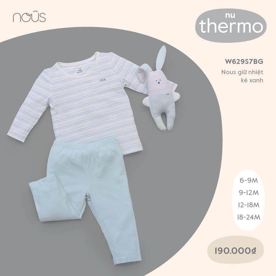 Bộ giữ nhiệt nous cho bé thu đông
