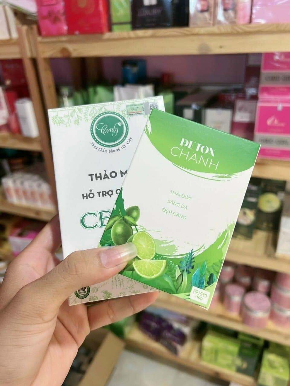 Hộp Giảm Cân 30 viên Tặng 30 viên Detox Chanh