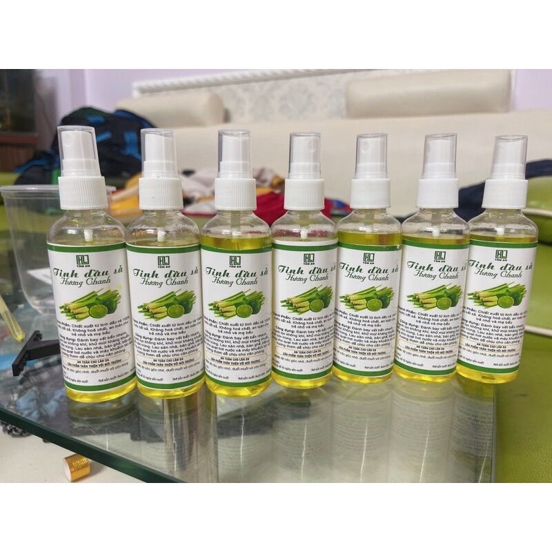 100ml Tinh dầu chanh sả xịt phòng
