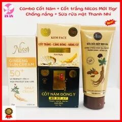 (MẪU MỚI) Cốt Nám Đông Y Nicos (Chính Hãng 100%)- Thanh Nhi (tặng sửa rữa mạt) ừ
