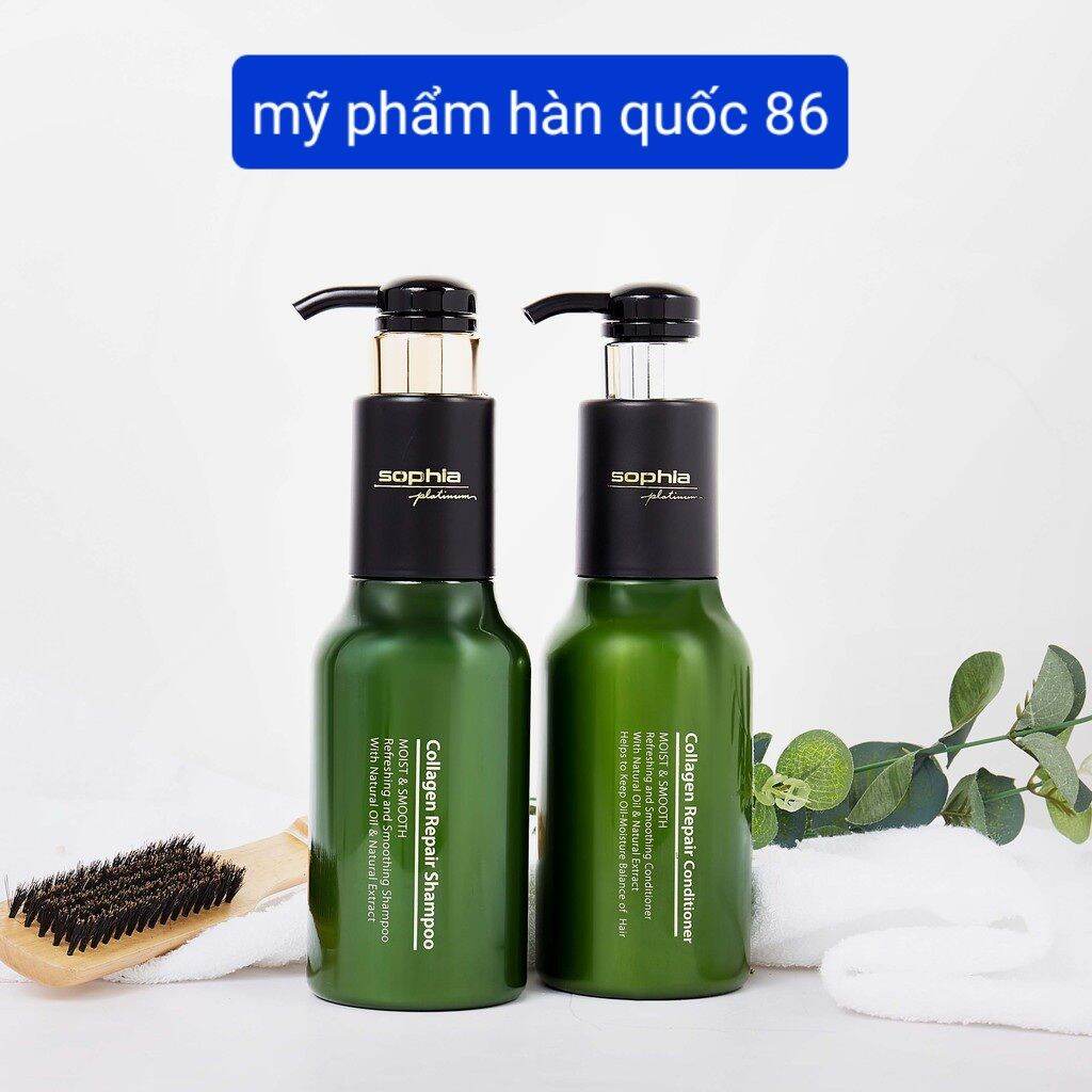 Cặp dầu gội xả collagen phục hồi tóc sophia ( Hàn Quốc)