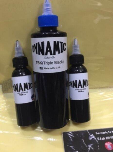 Mực xăm Dynamic Triple Black 60ml
