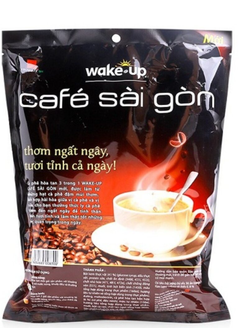 Cà phê sữa Wake Up Café Sài Gòn 456g

( 24gói x19g)