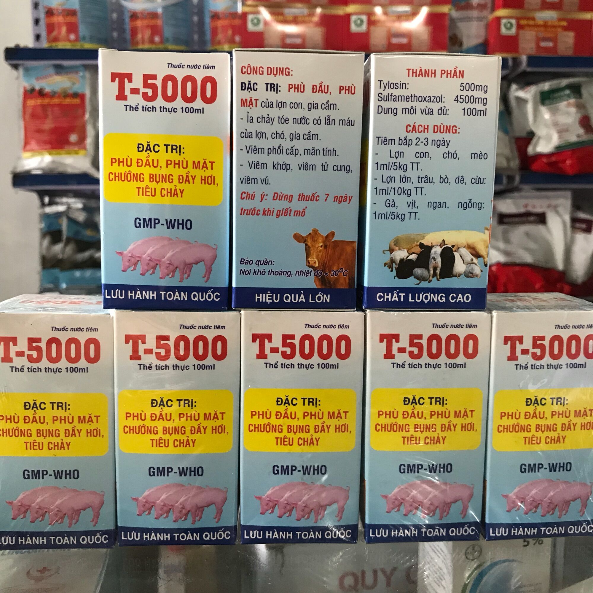 Sưng đầu phù mặt tiêu chảy 100ml