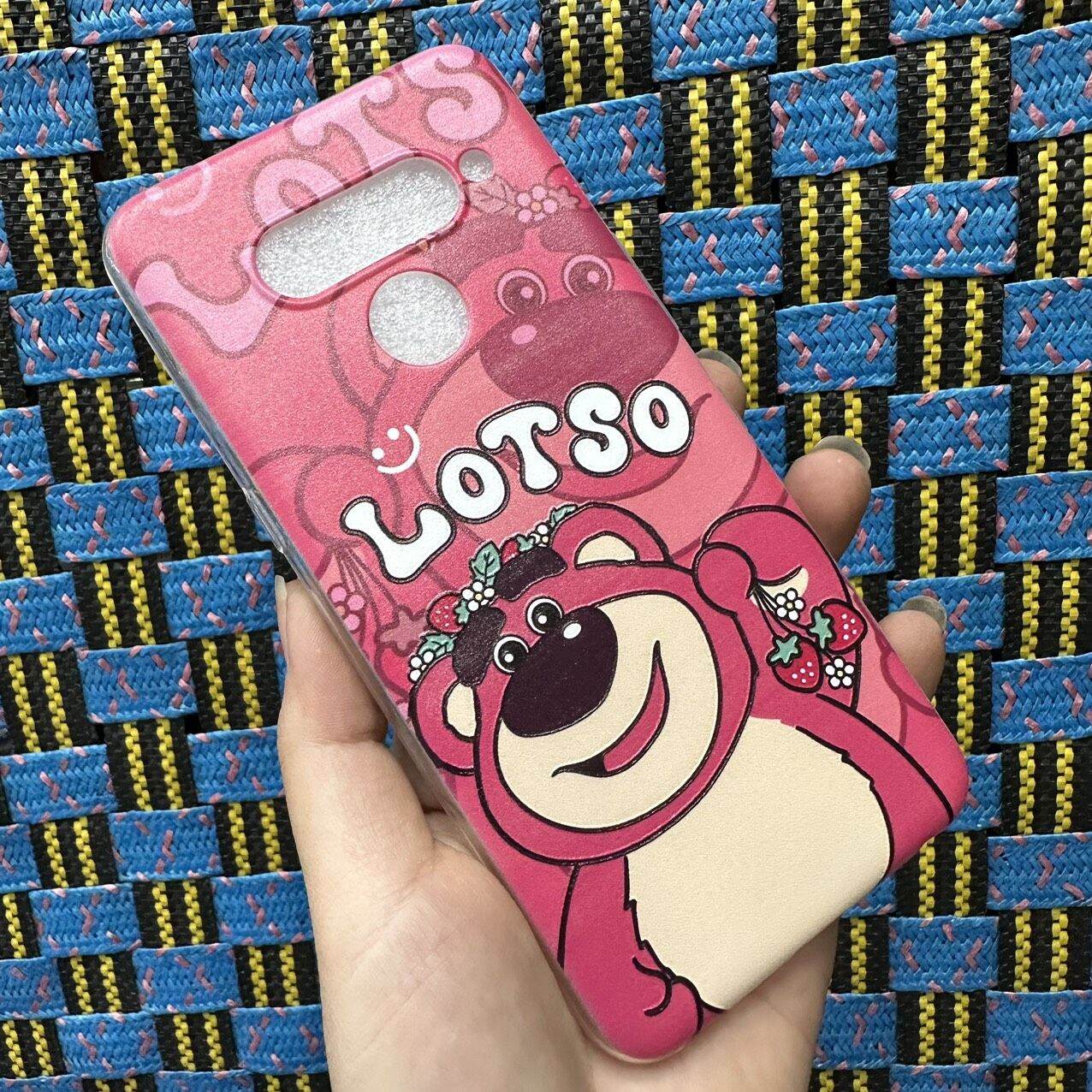 Case ốp lưng LG V50 dẻo gấu bearbrick gấu dâu lotso siêu dễ thương ôm máy
