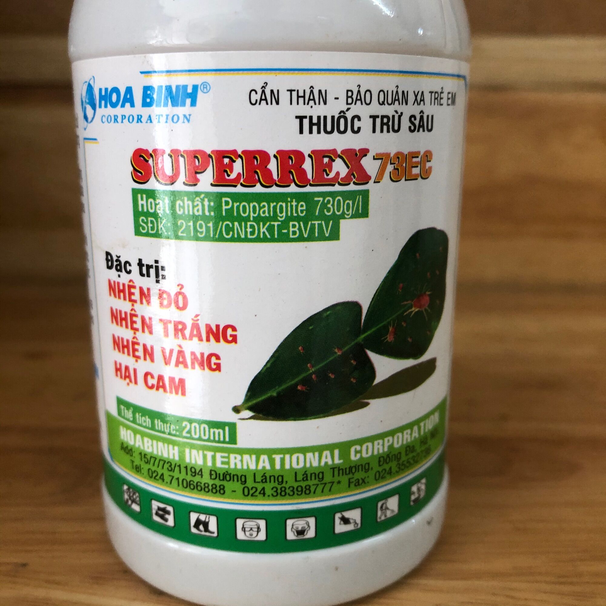 Thuốc trừ nhện cây bưởi superrex 200ml, hiệu quả 100% nhện đỏ nhện trắng nhện lông nhung