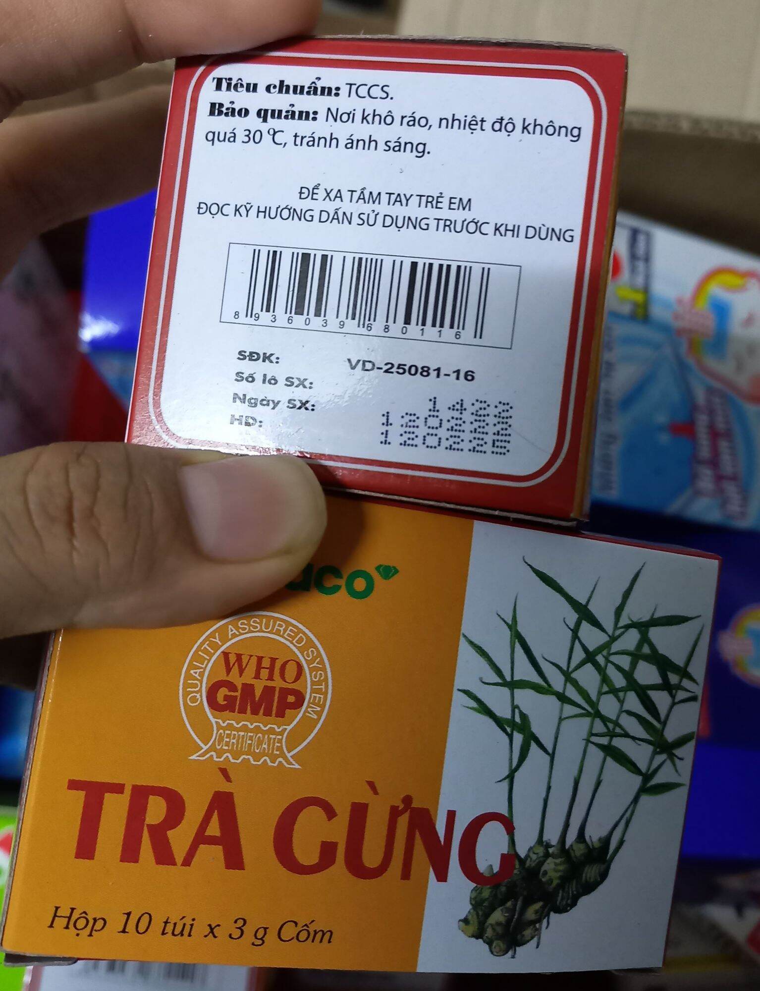 [HCM] Trà Gừng Traphaco (Hộp 10 Túi Cốm)